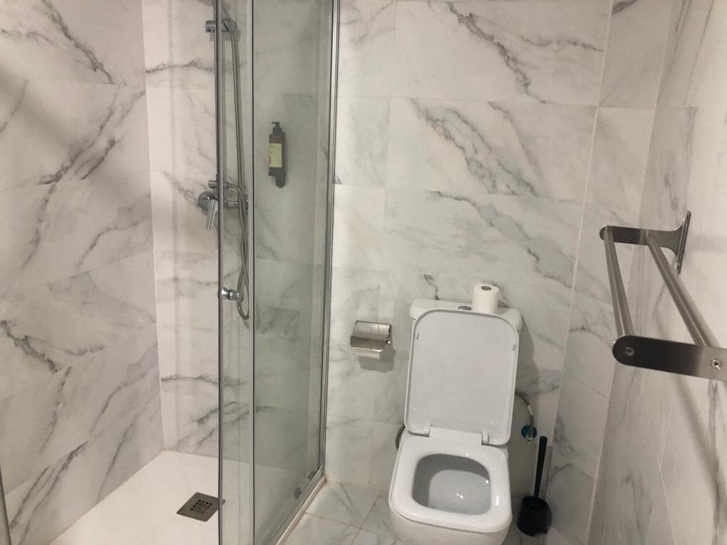 La habitación bien en general pero no limpiaron en toda la estancia ni repusieron papel higiénico por ej.
