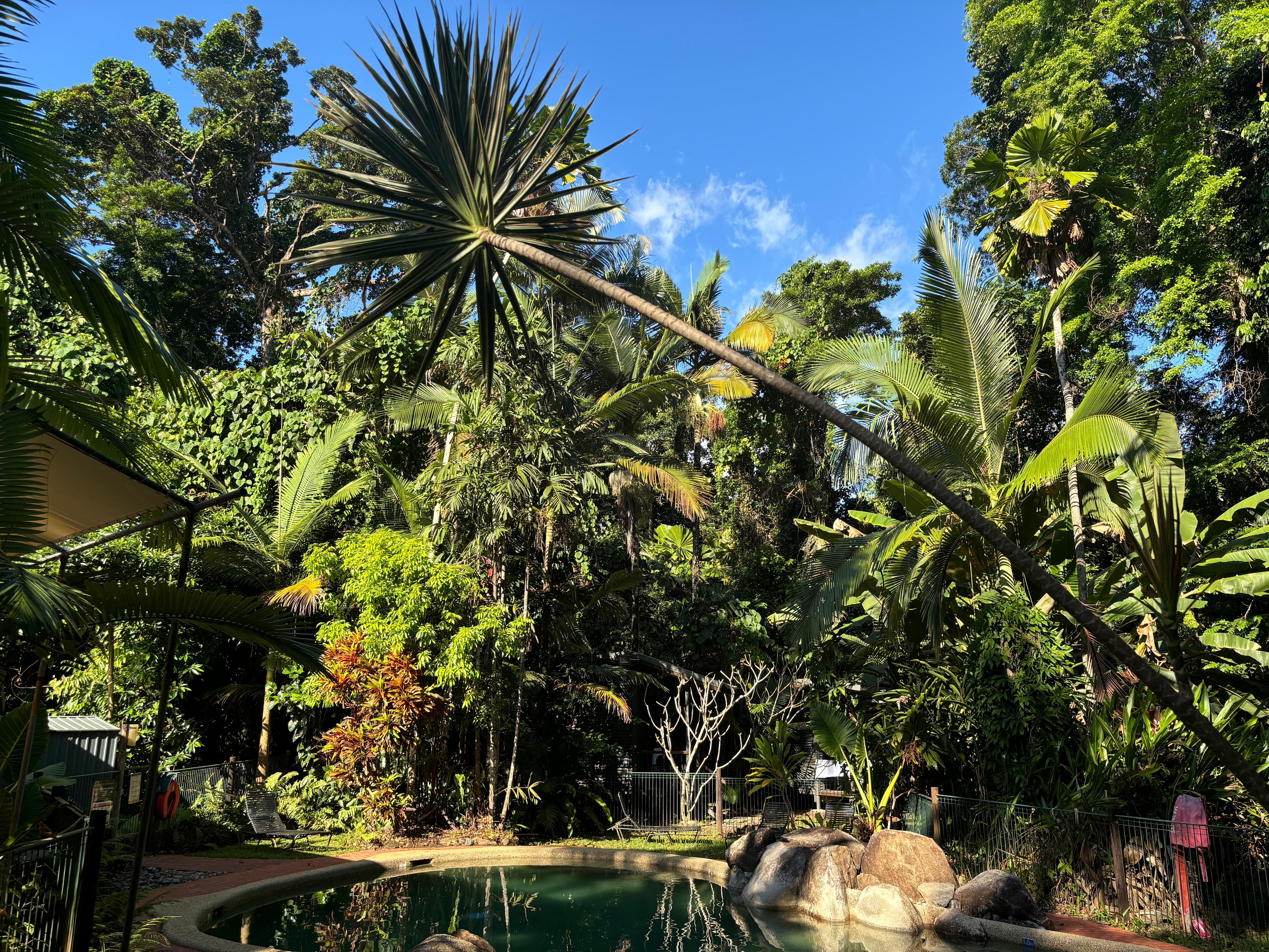 Pool - kitchen area