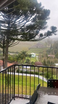 Vista da cabana