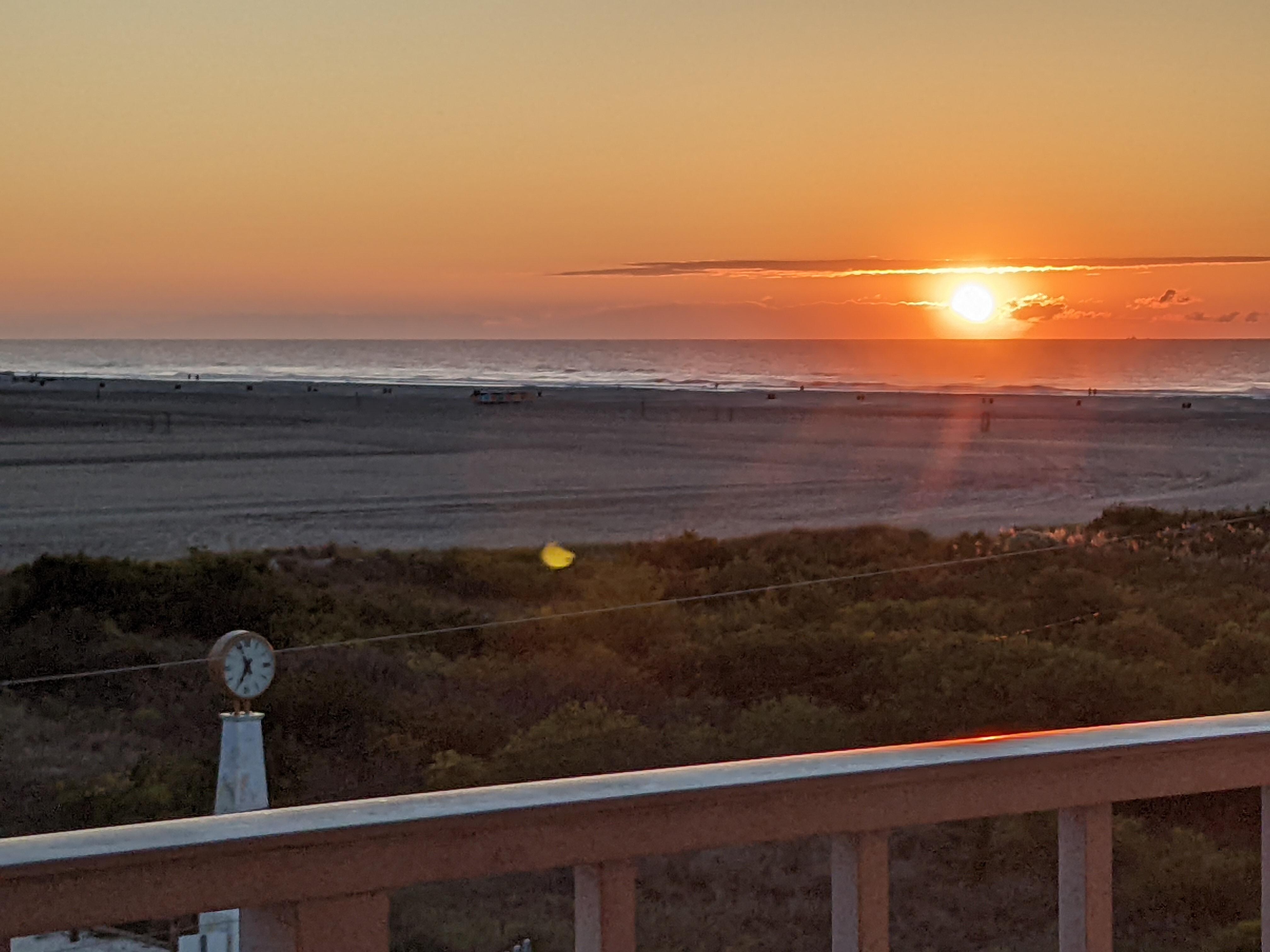 View from our room at dawn