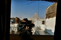 Photo of Pyramids from our room
