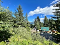 View from the outside corner/fire pit