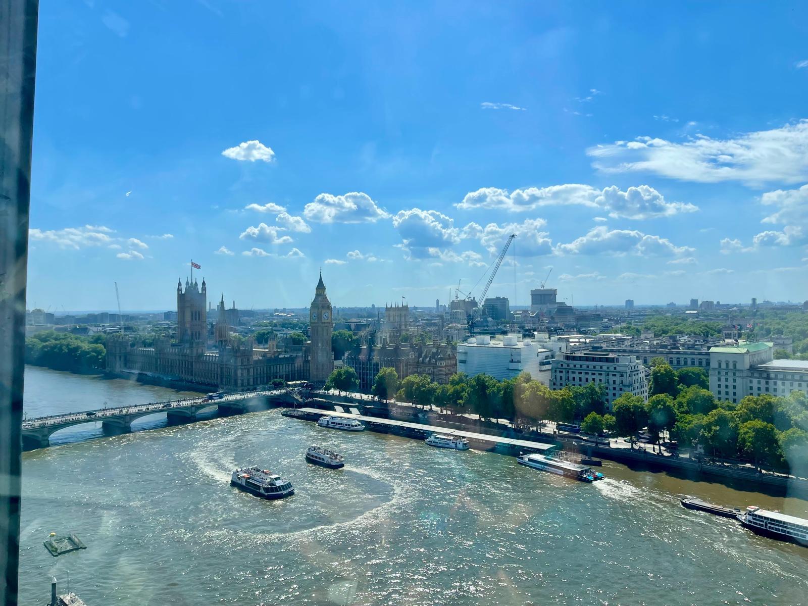 London eye view