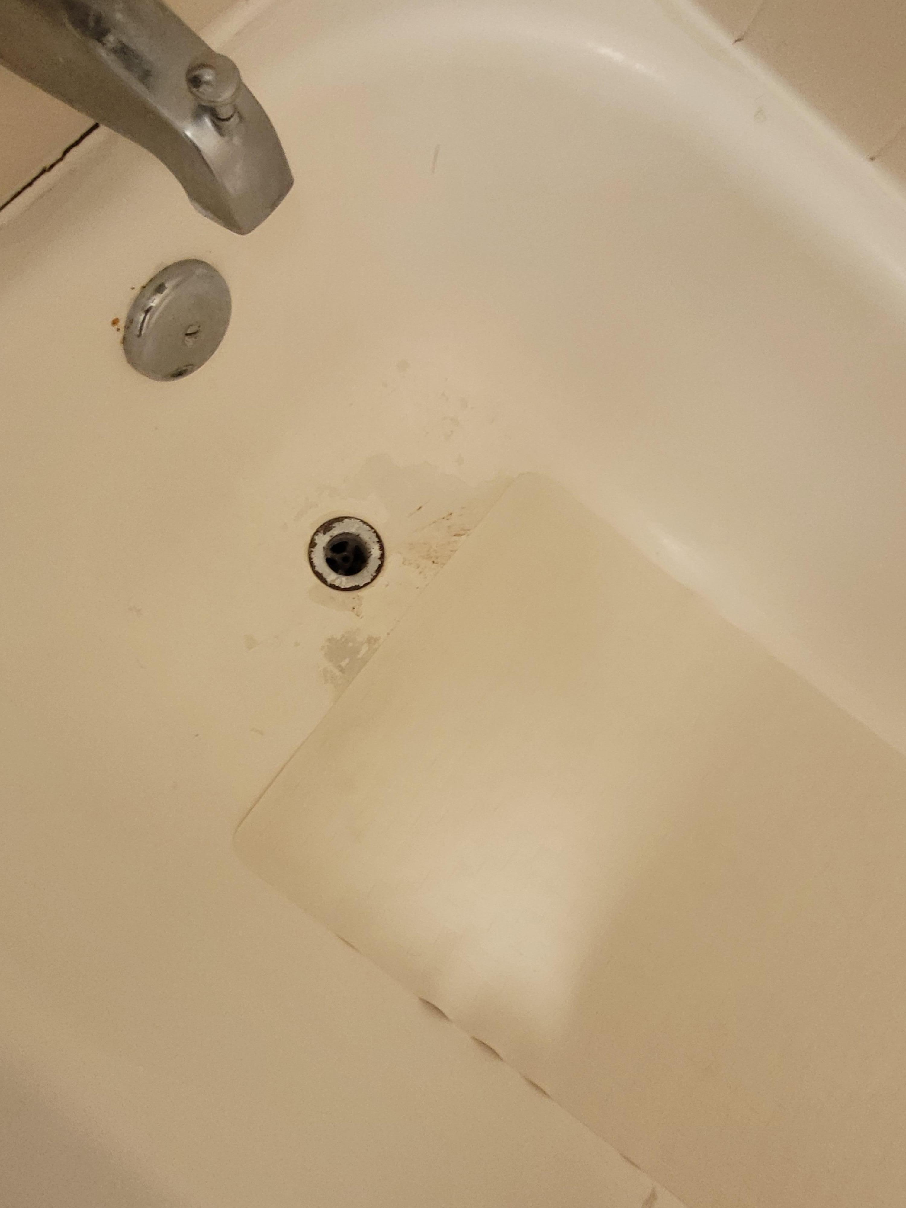 Tub was not clean