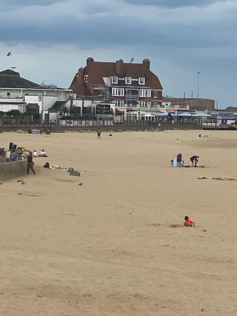 Hotel from the beach 