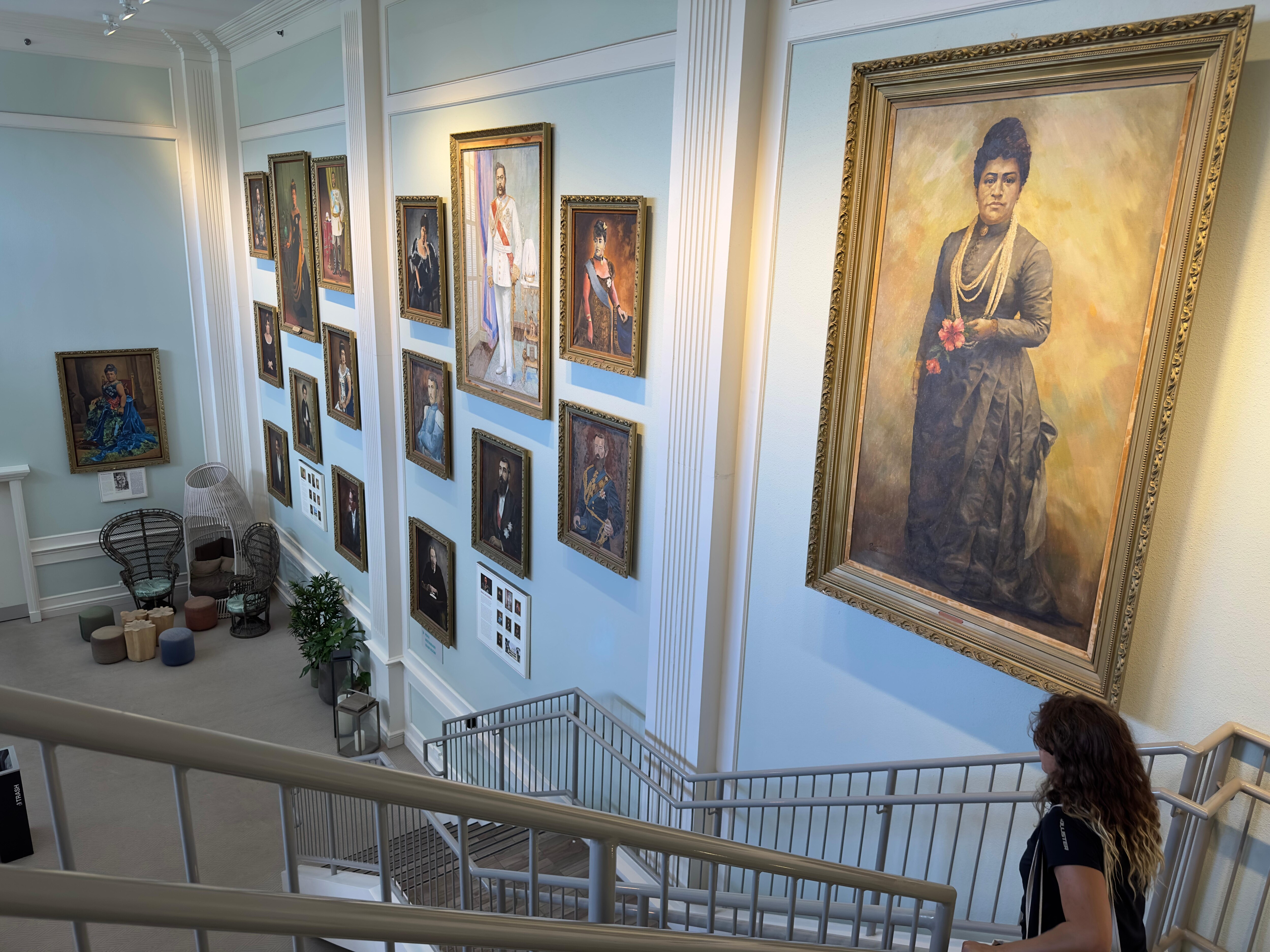 Hawaiian history on 2nd floor 