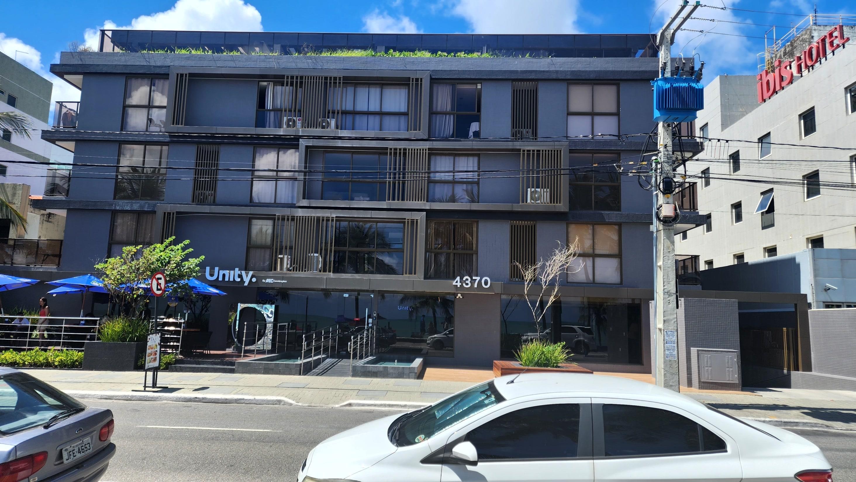 Faixada do Unity Suites
