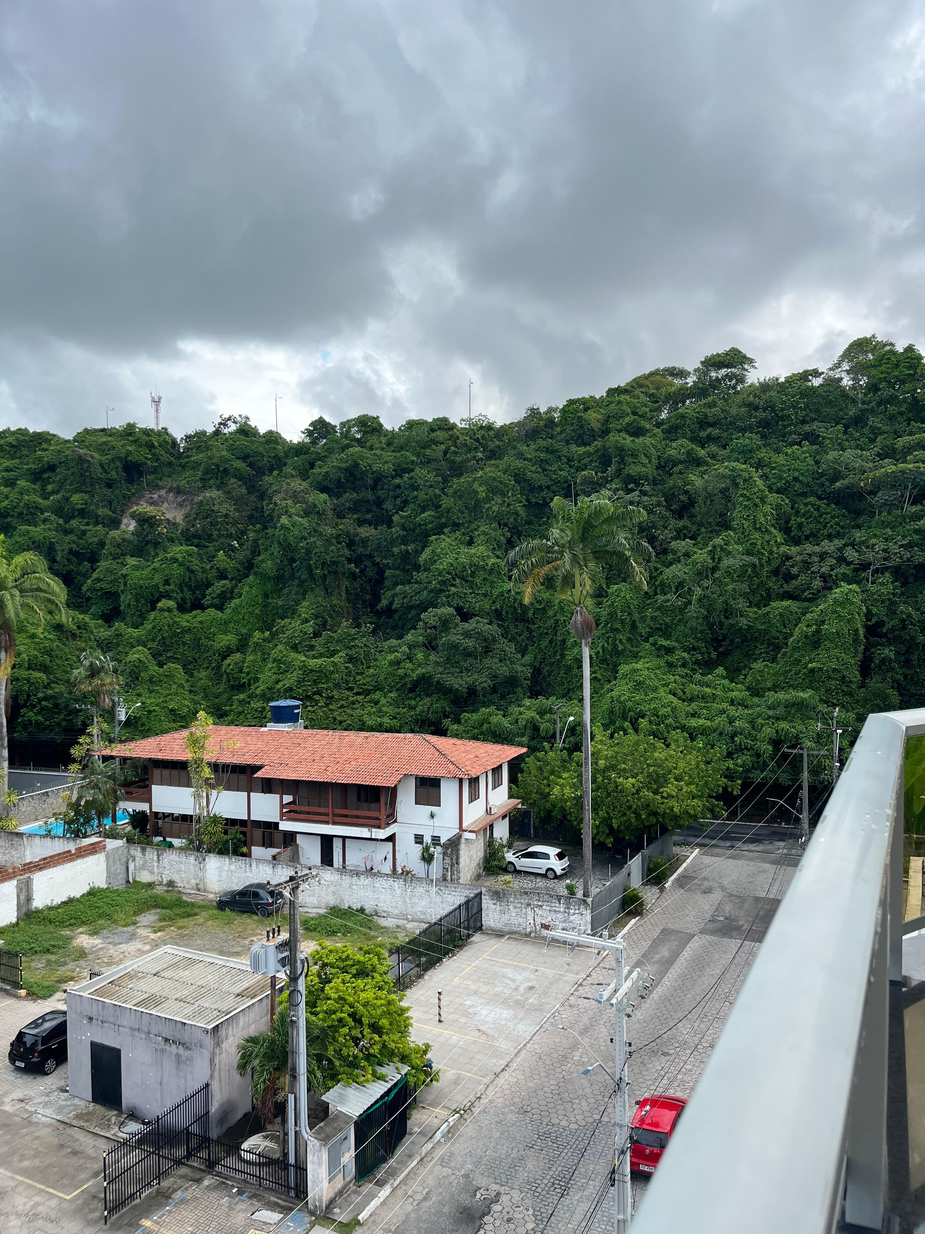 Vista dos dos fundos do hotel 