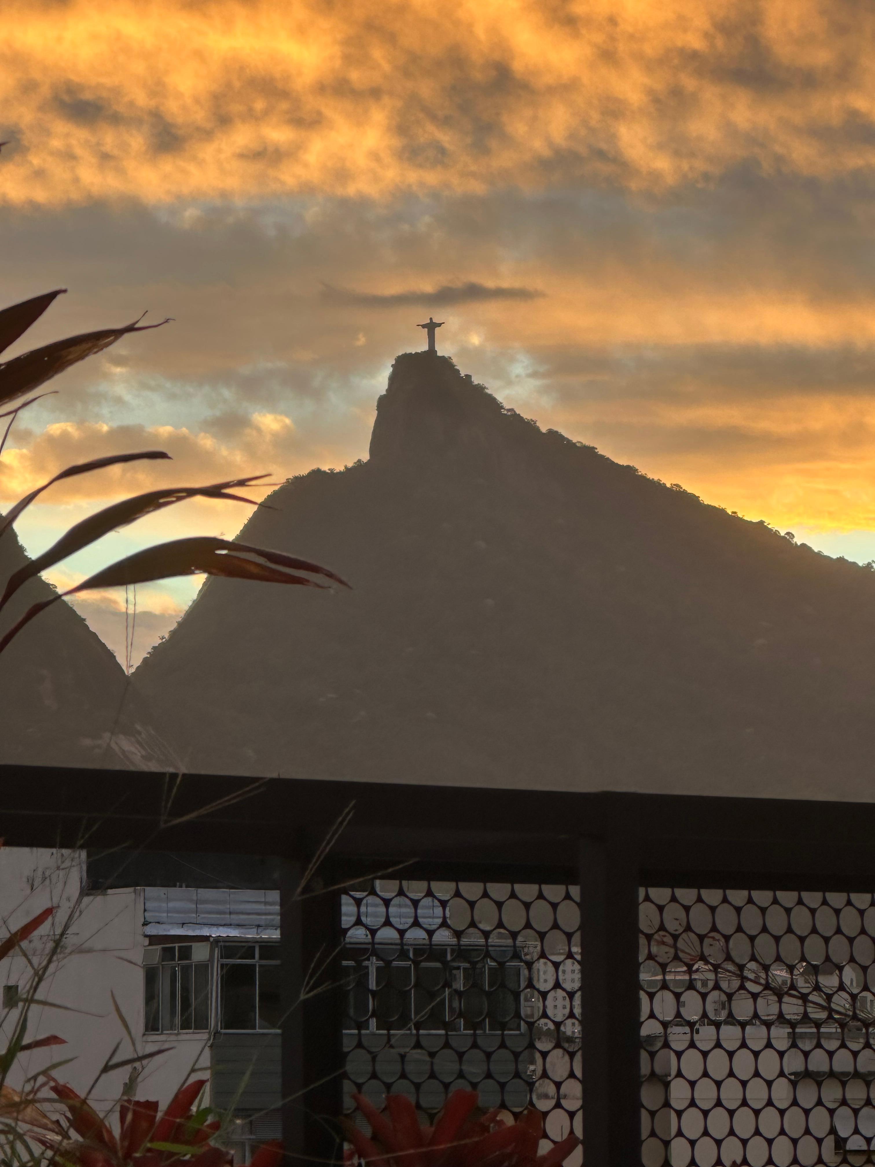 Roof top view of Christ the Redeemer 