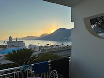 View at sunset from our room