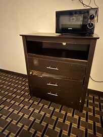 Broken dresser drawer.