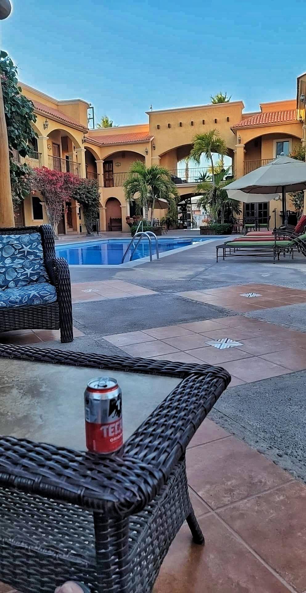 Pool courtyard