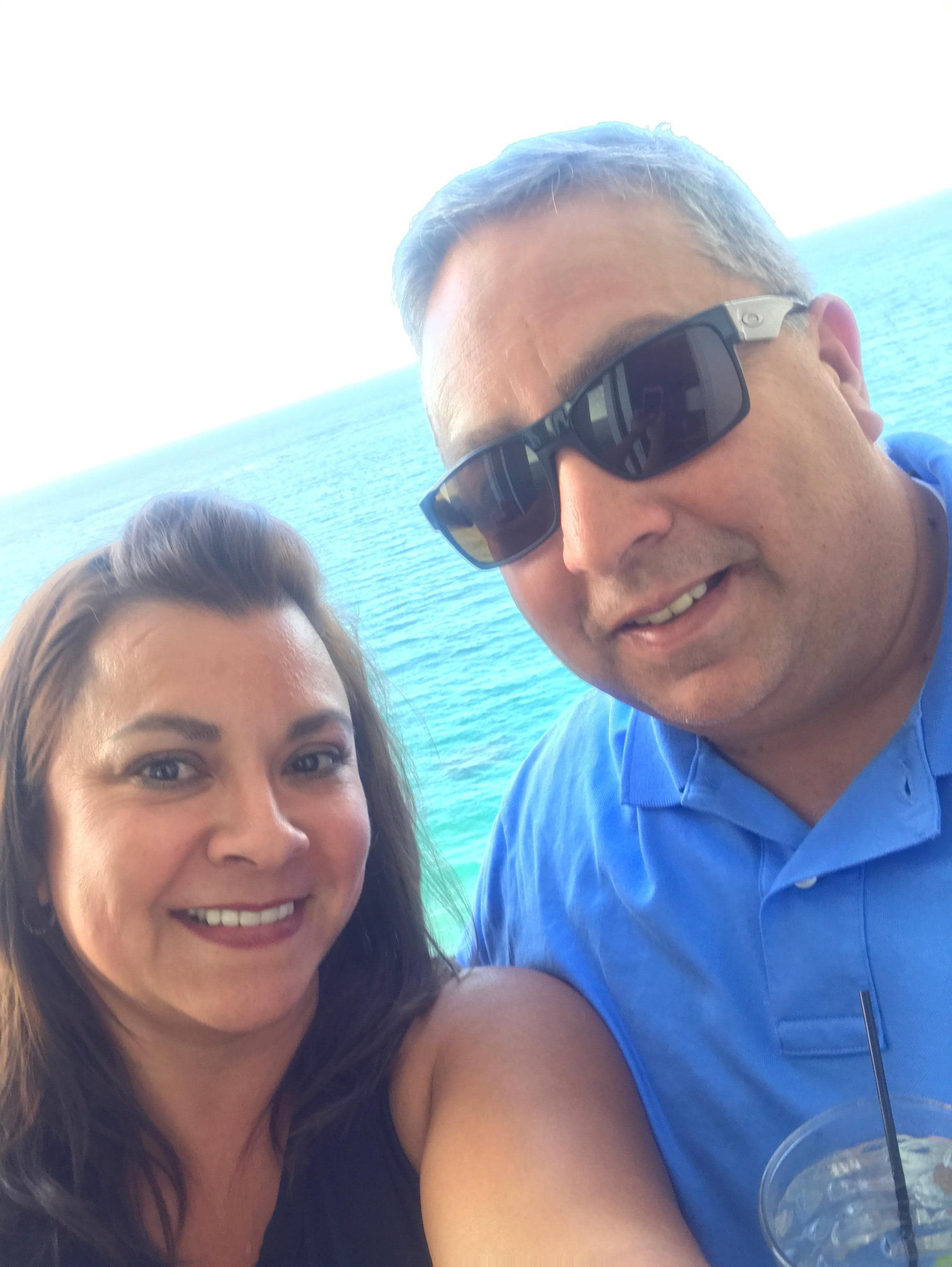 From our ocean front balcony