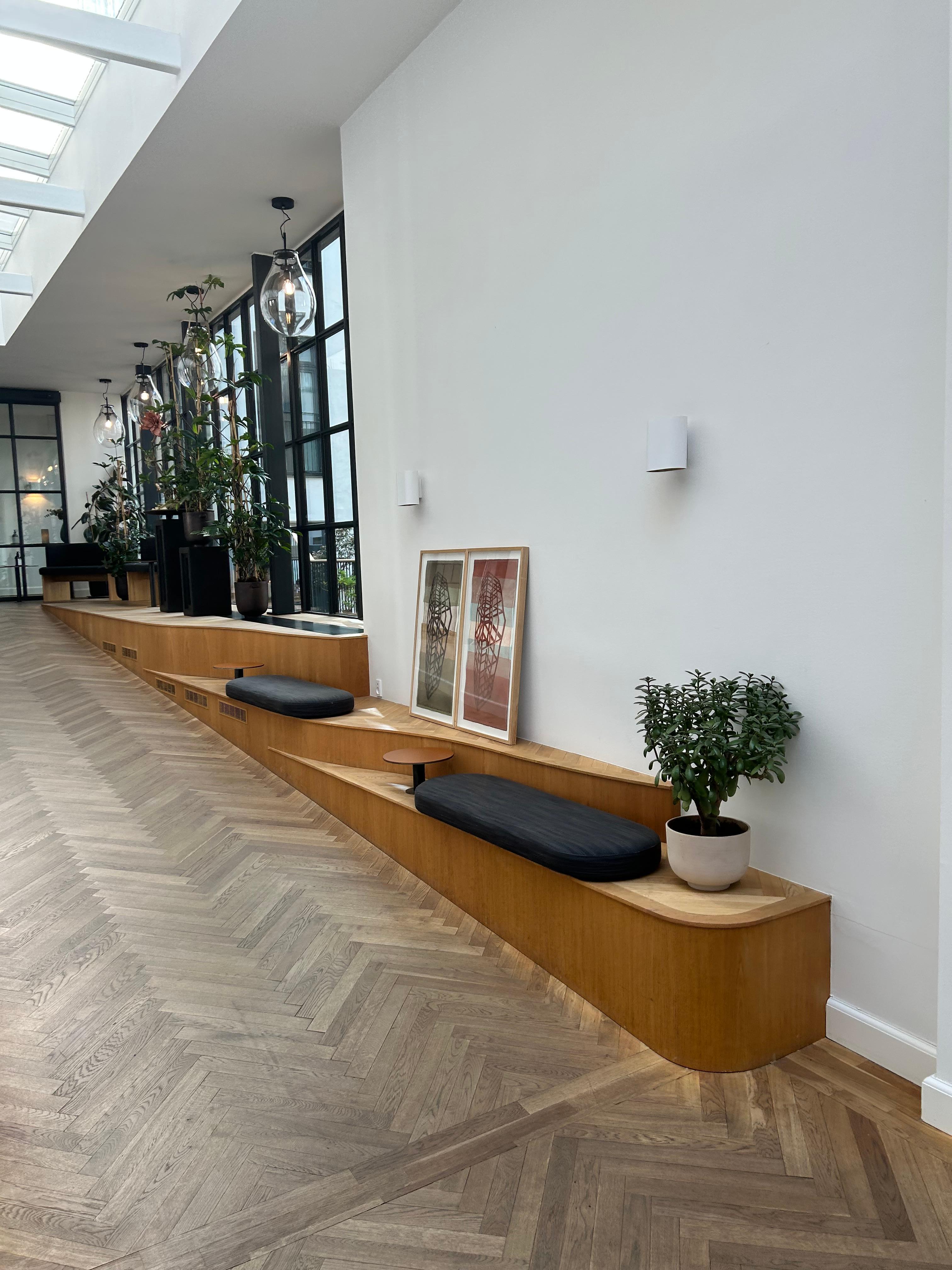 Bright spaces to relax