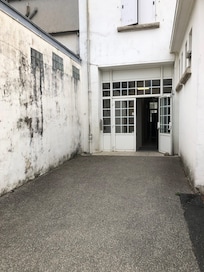 This is the entrance. Very different to the one on the website