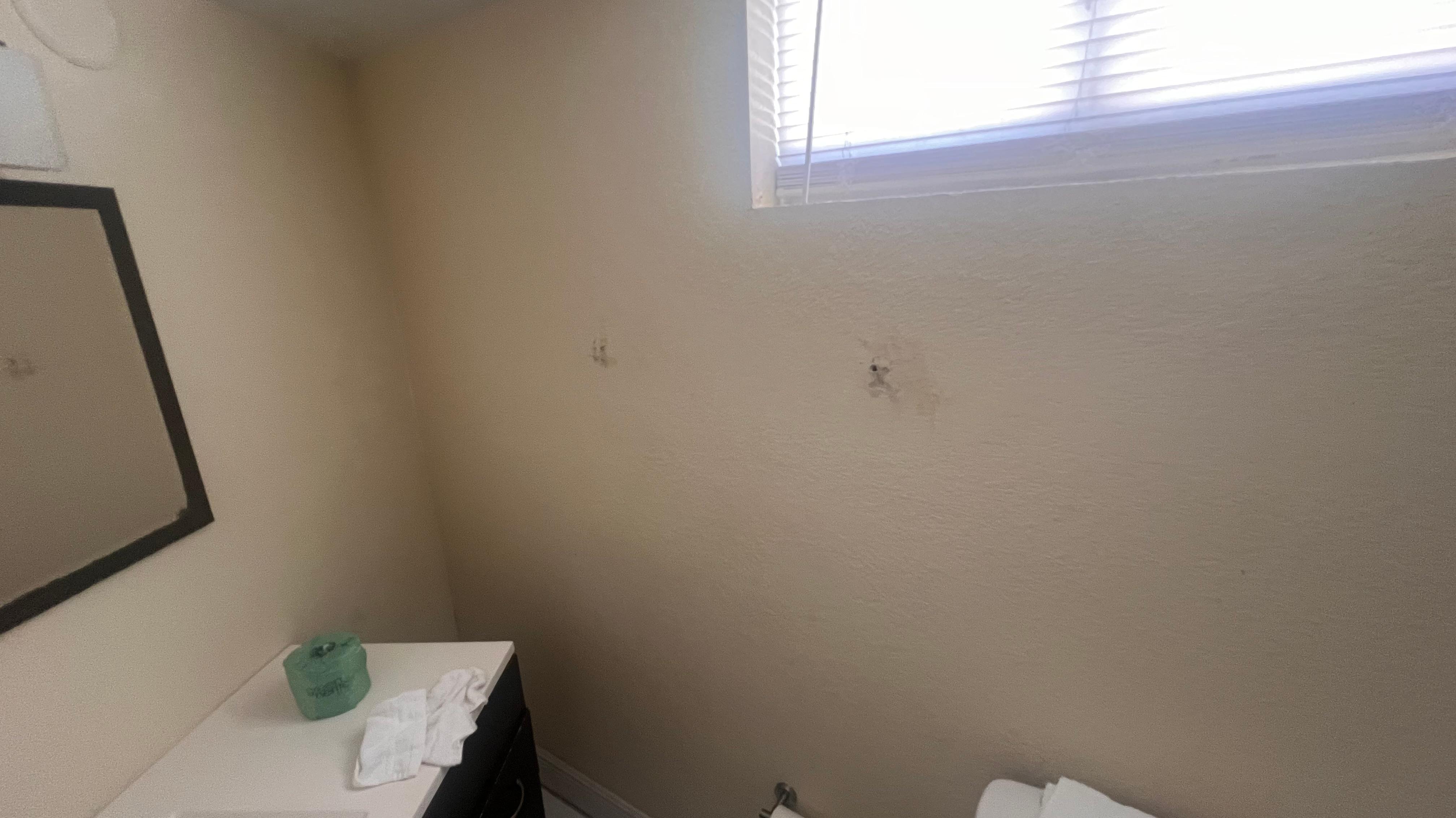 Damaged bathroom 