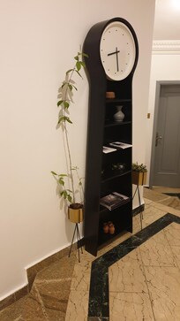 IKEA furniture in the lobby.