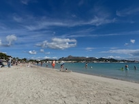 Stranden tættest på hotellet.