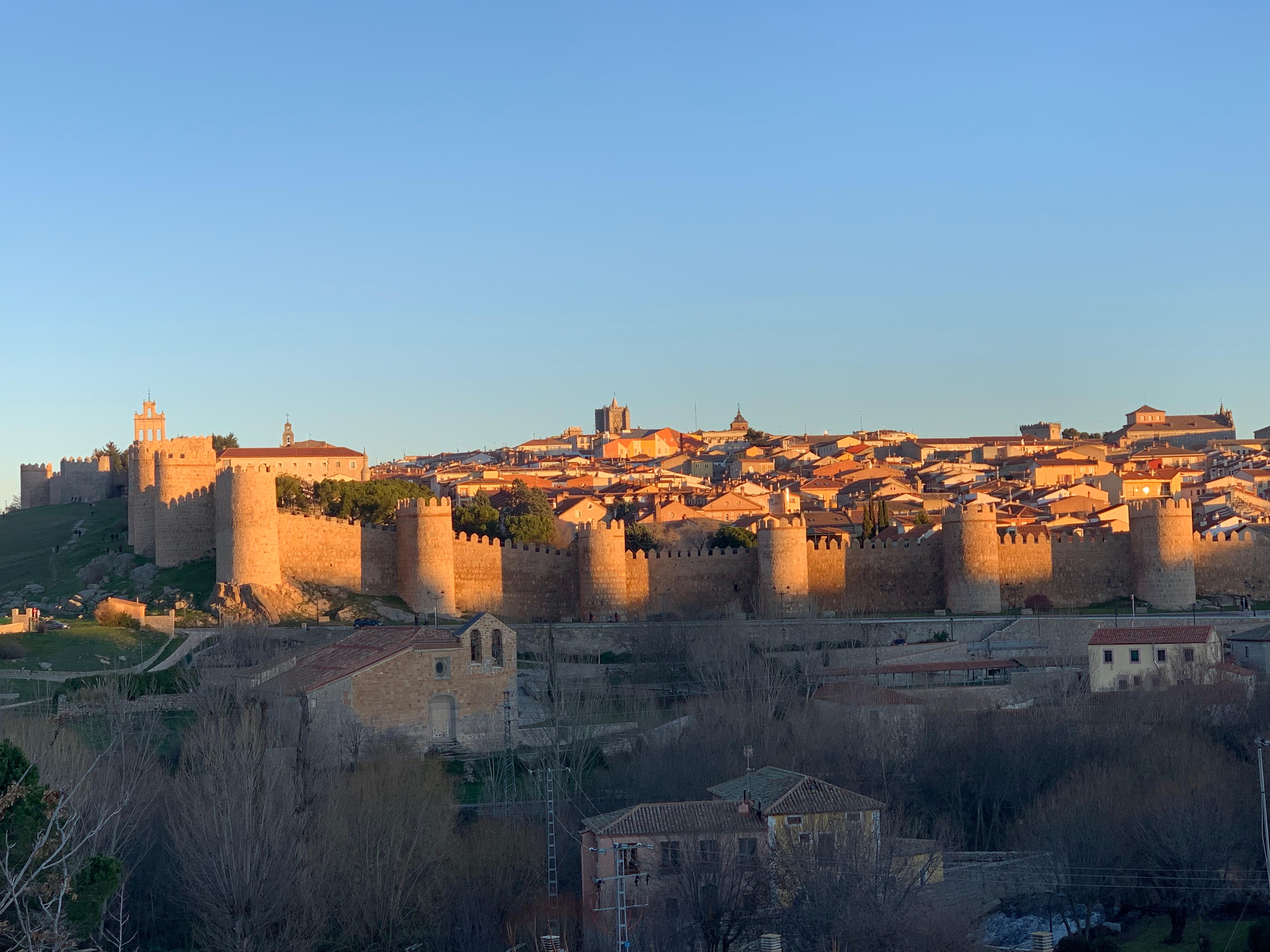 Vue d'Avila depuis l'hotel 