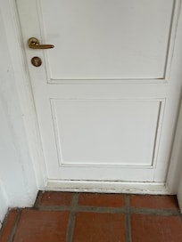 The front door.