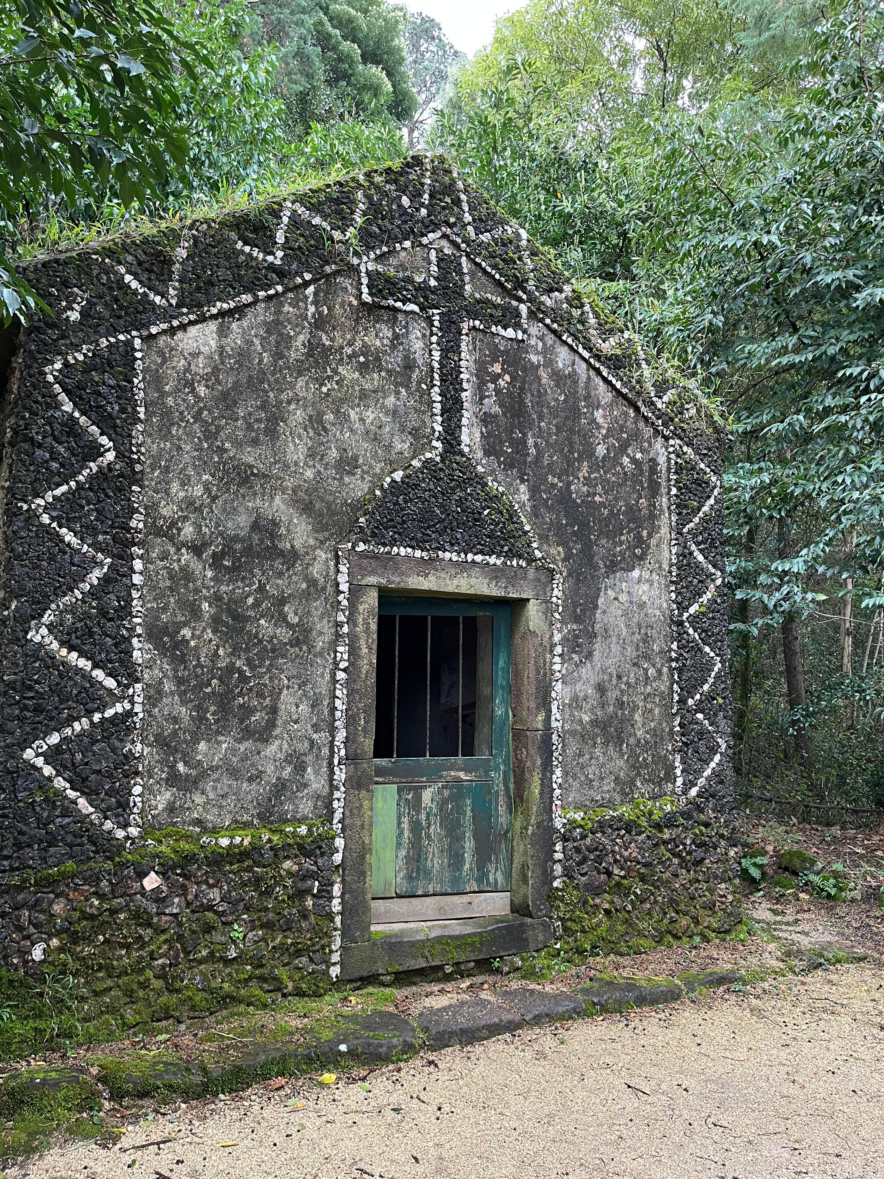 One of the several shrines in the forest - this is the Chapel of Saint John of the Cross