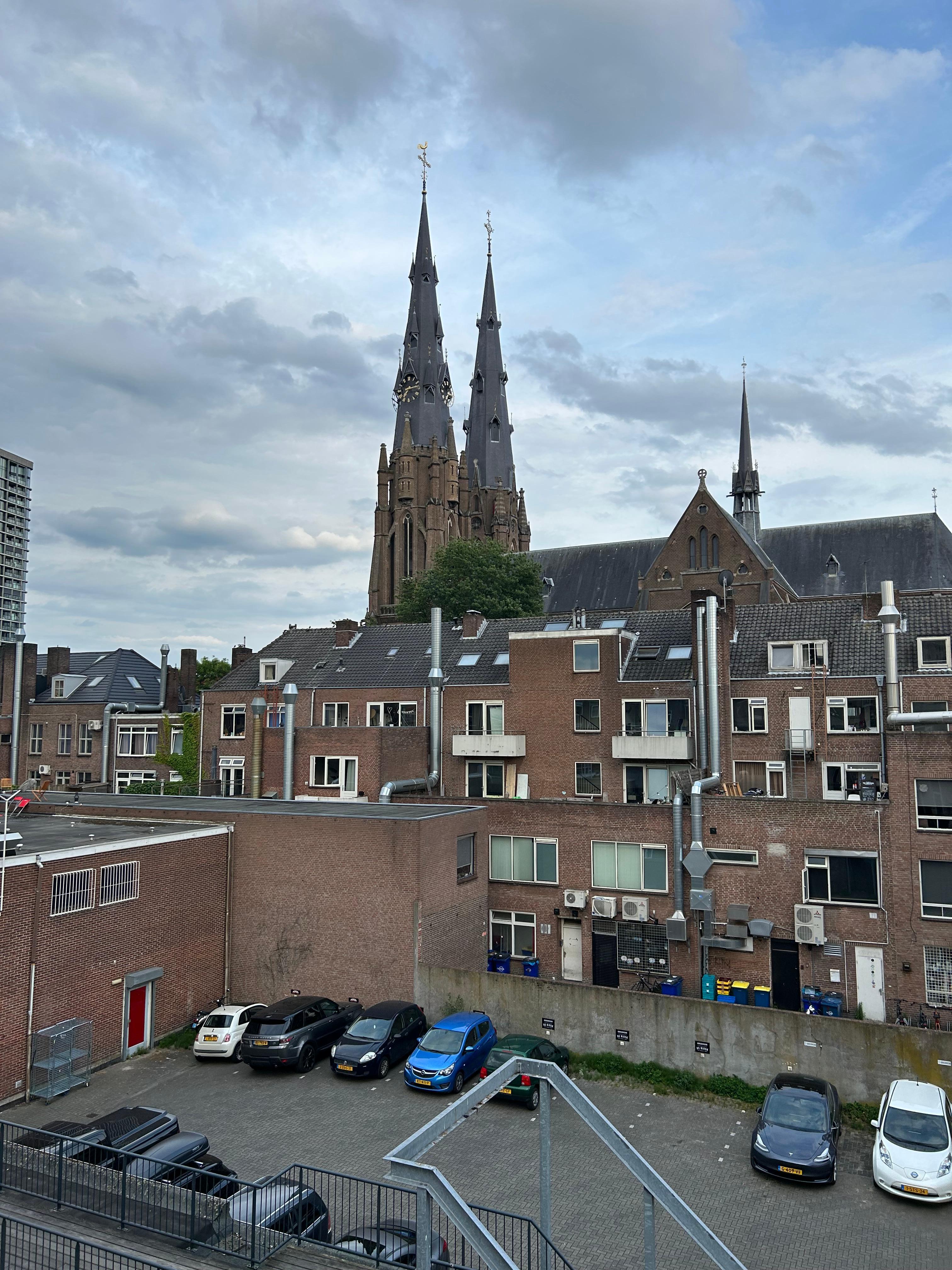 View from roof terrace