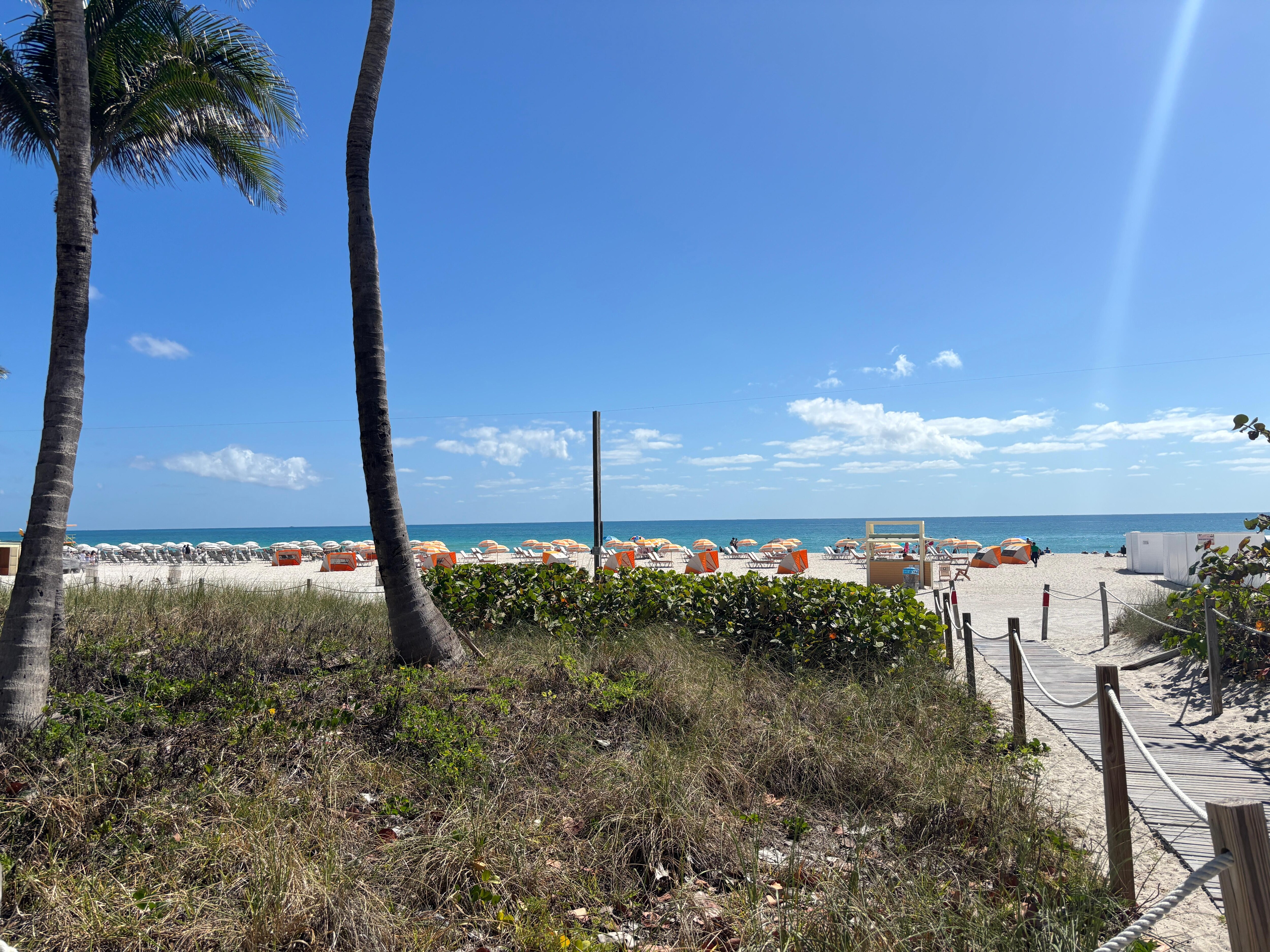 Kurzer Weg zum Beach. Traumhaft.