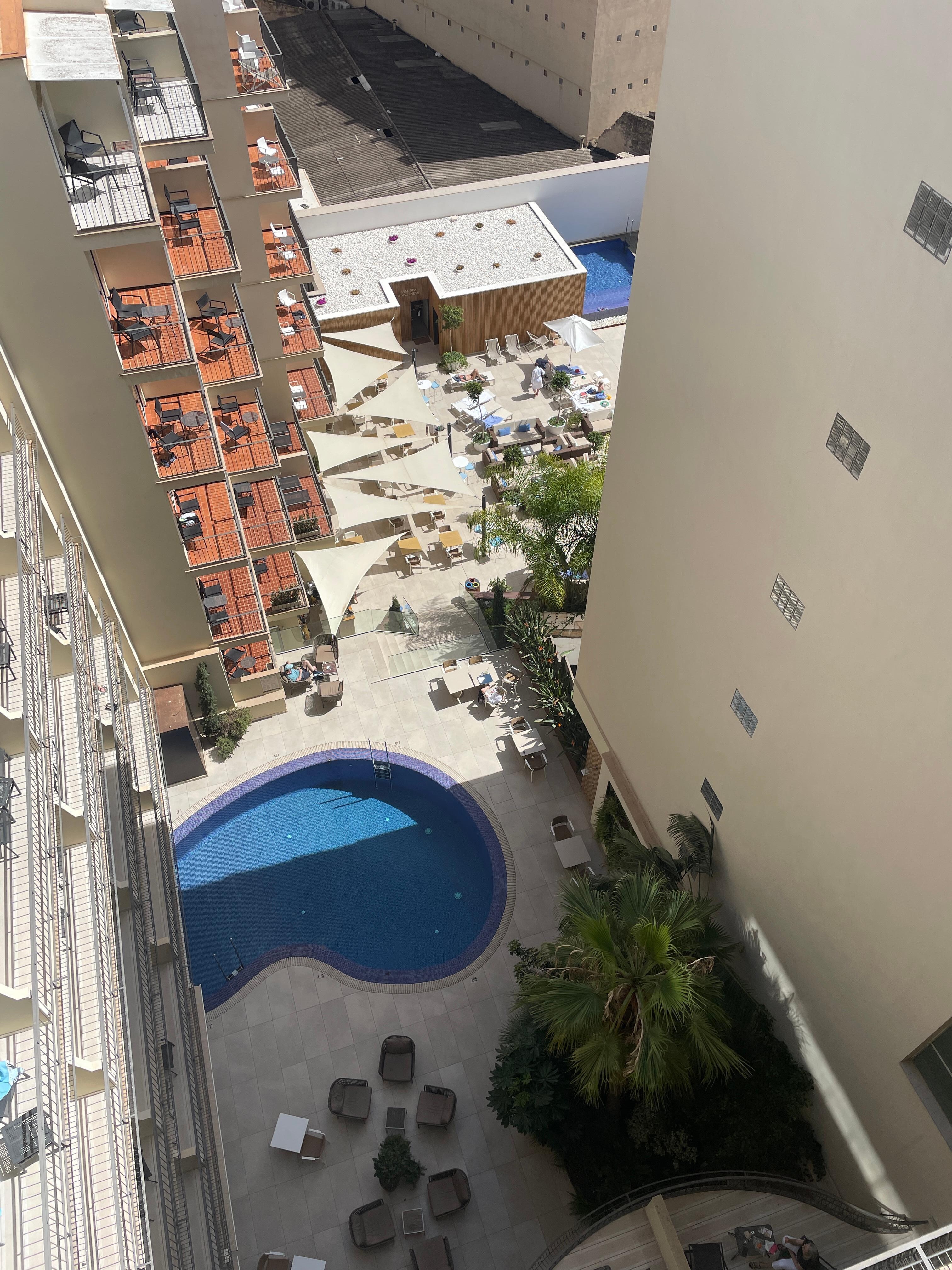 View from roof top