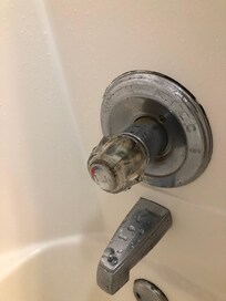 Dirt in the tsp and on the silver neck built up of grime