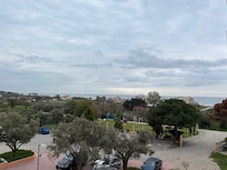 view from the balcony of our room