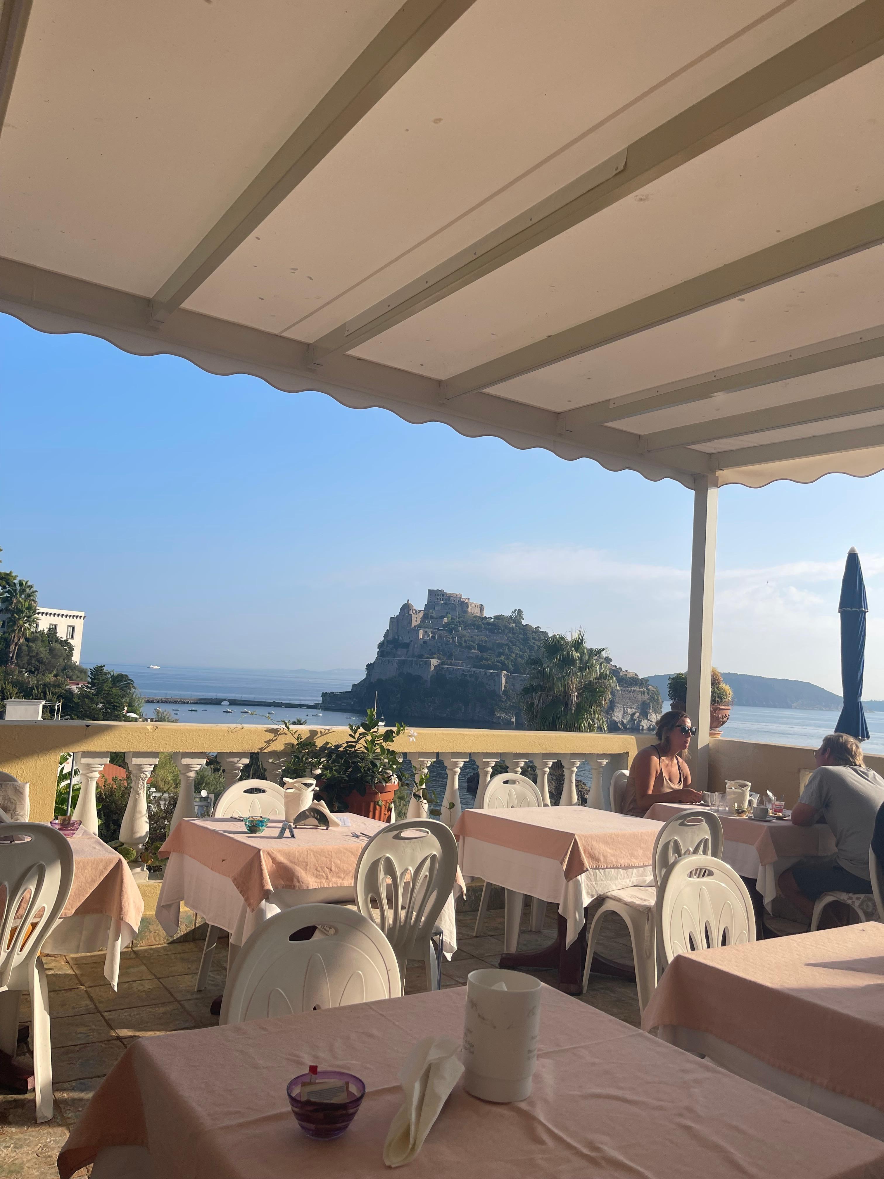 Balcony views for breakfast 