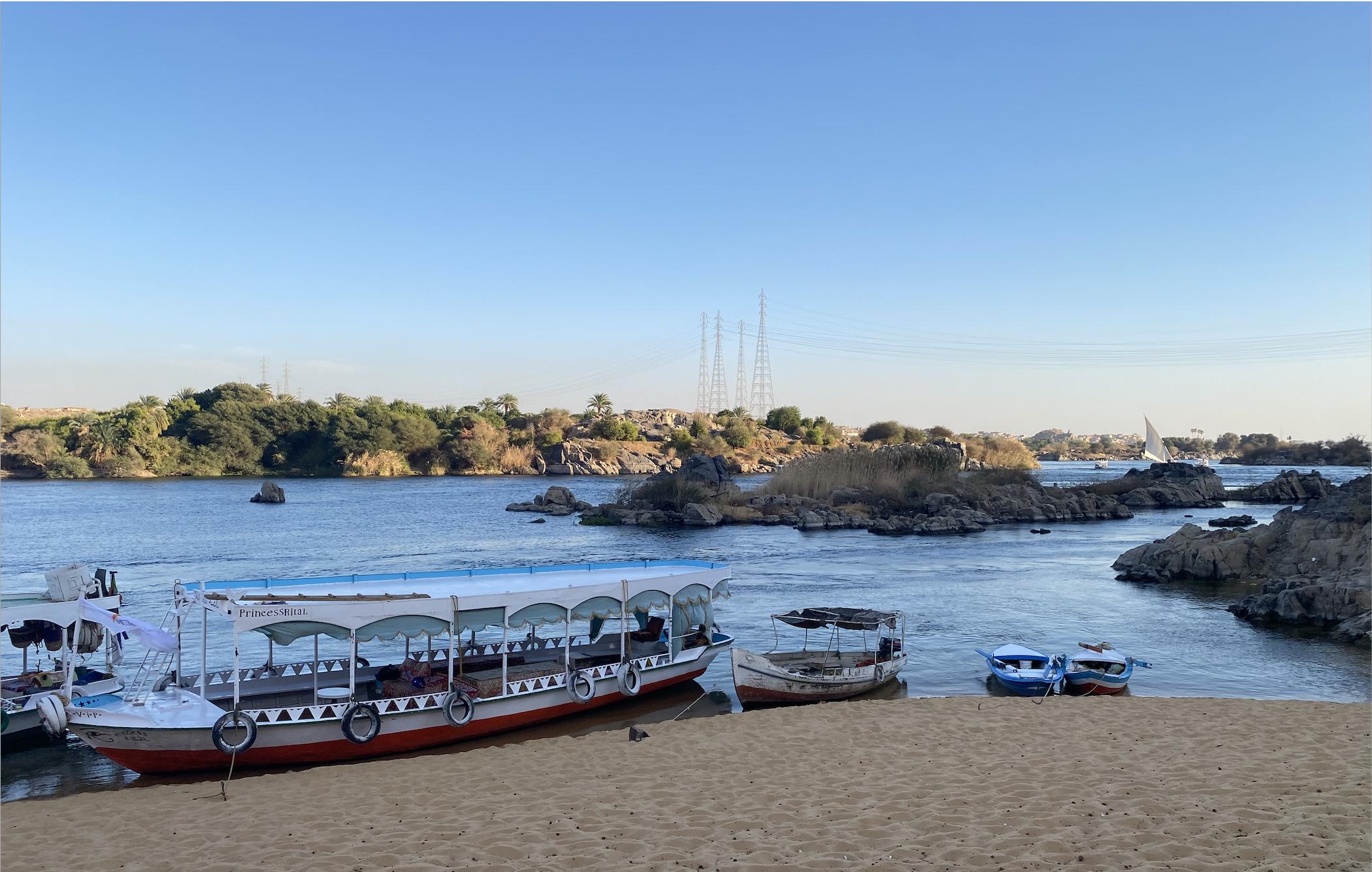 The view from Nubian Beach (a trip that the hotel was able to arrange for us). 