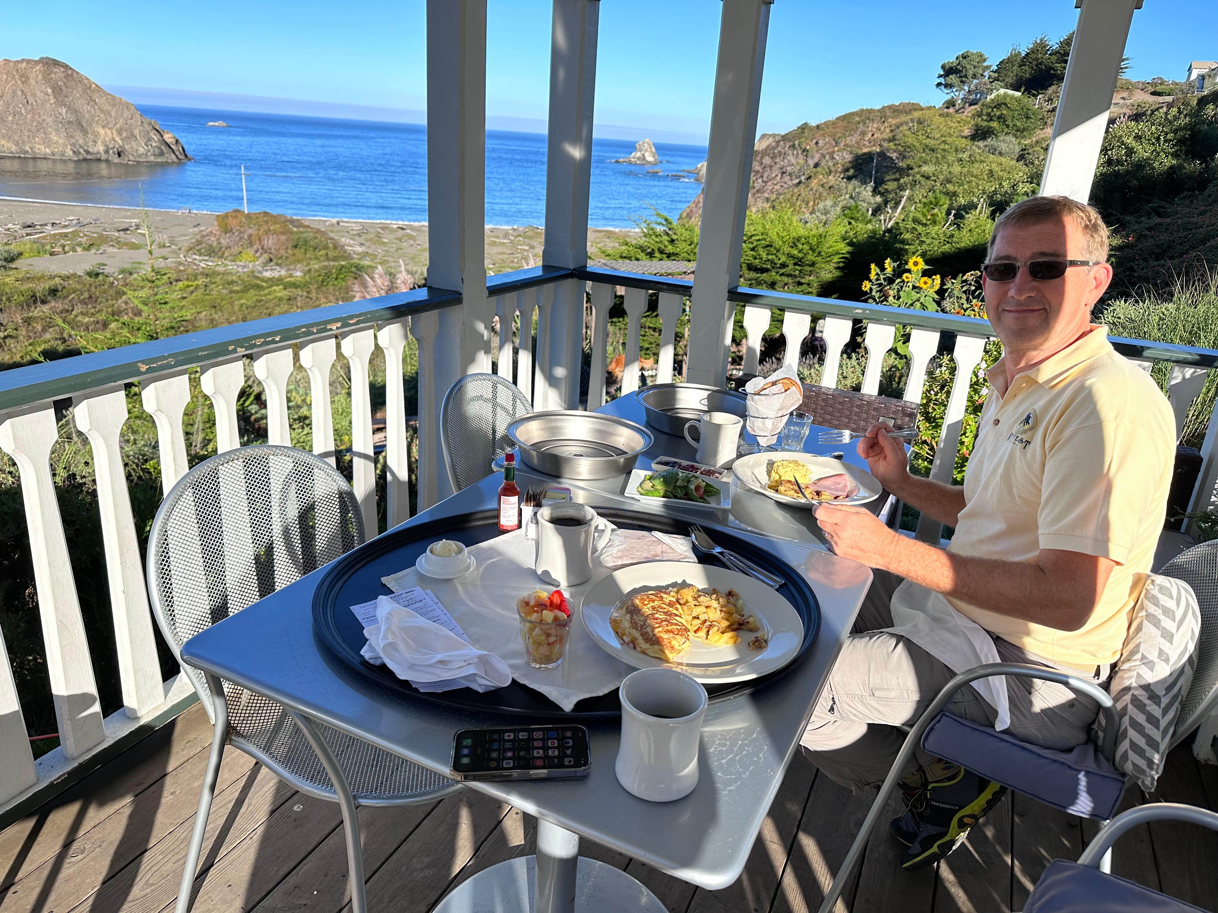 View at breakfast 😳👍😉🥰