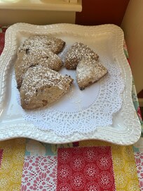 Delicious home made scones