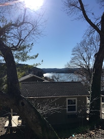 View from Oak cabin