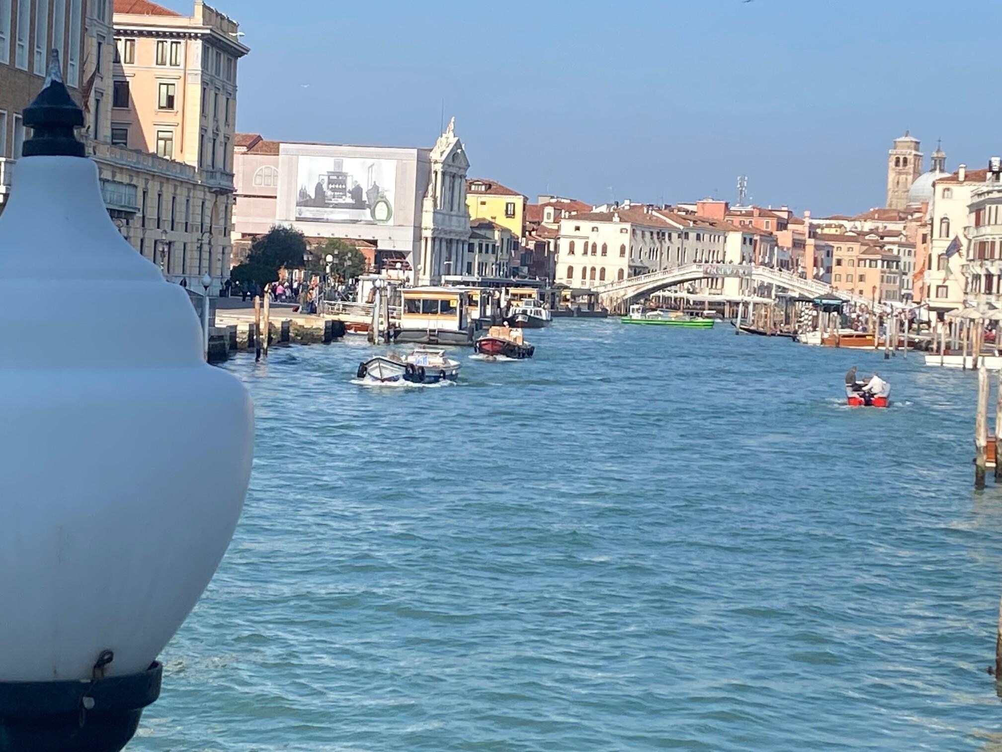 View of the Grand Canal from just outside the hotel.