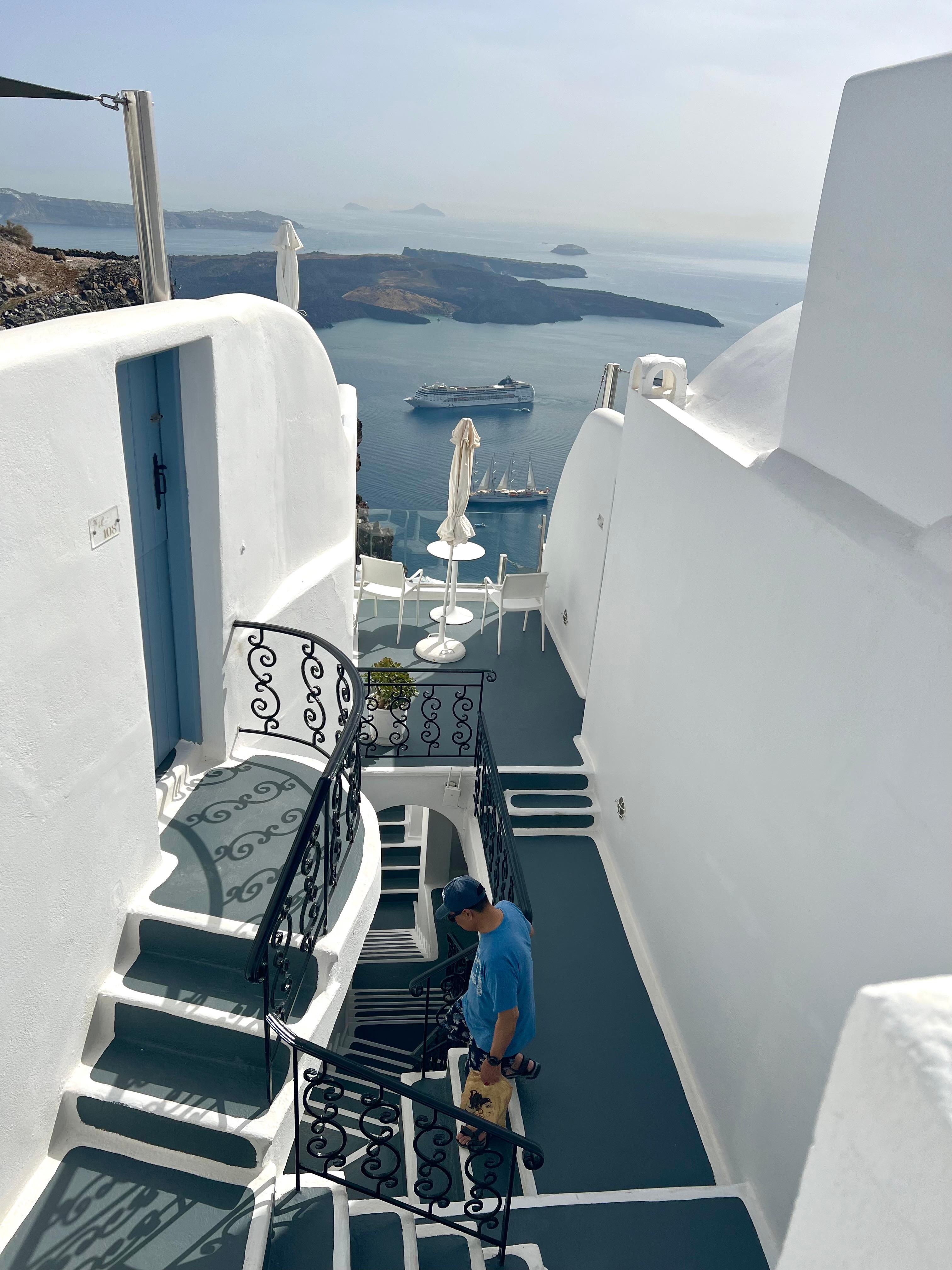 Stairway with amazing view