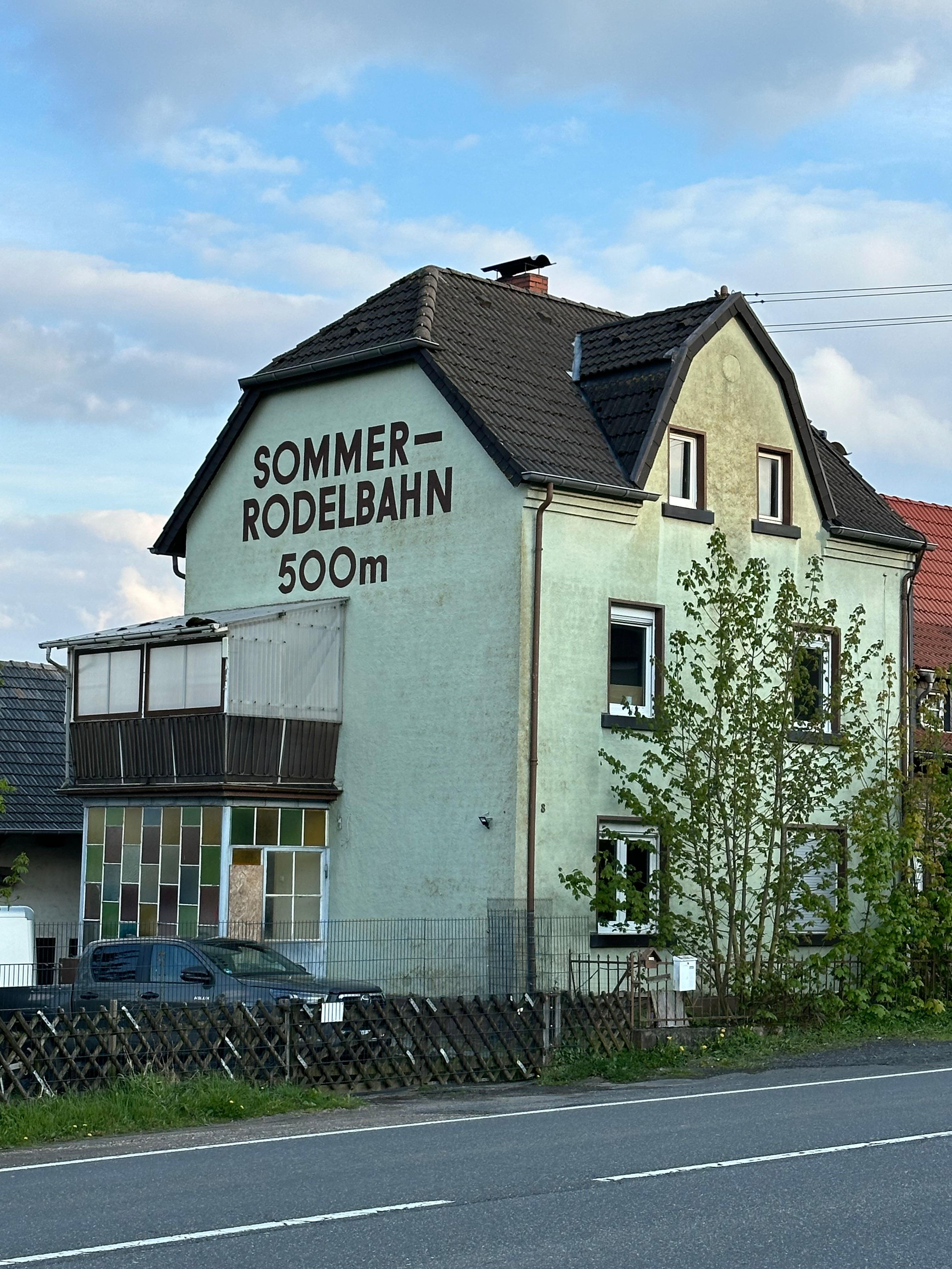 Across the street - advertising for fun with the family