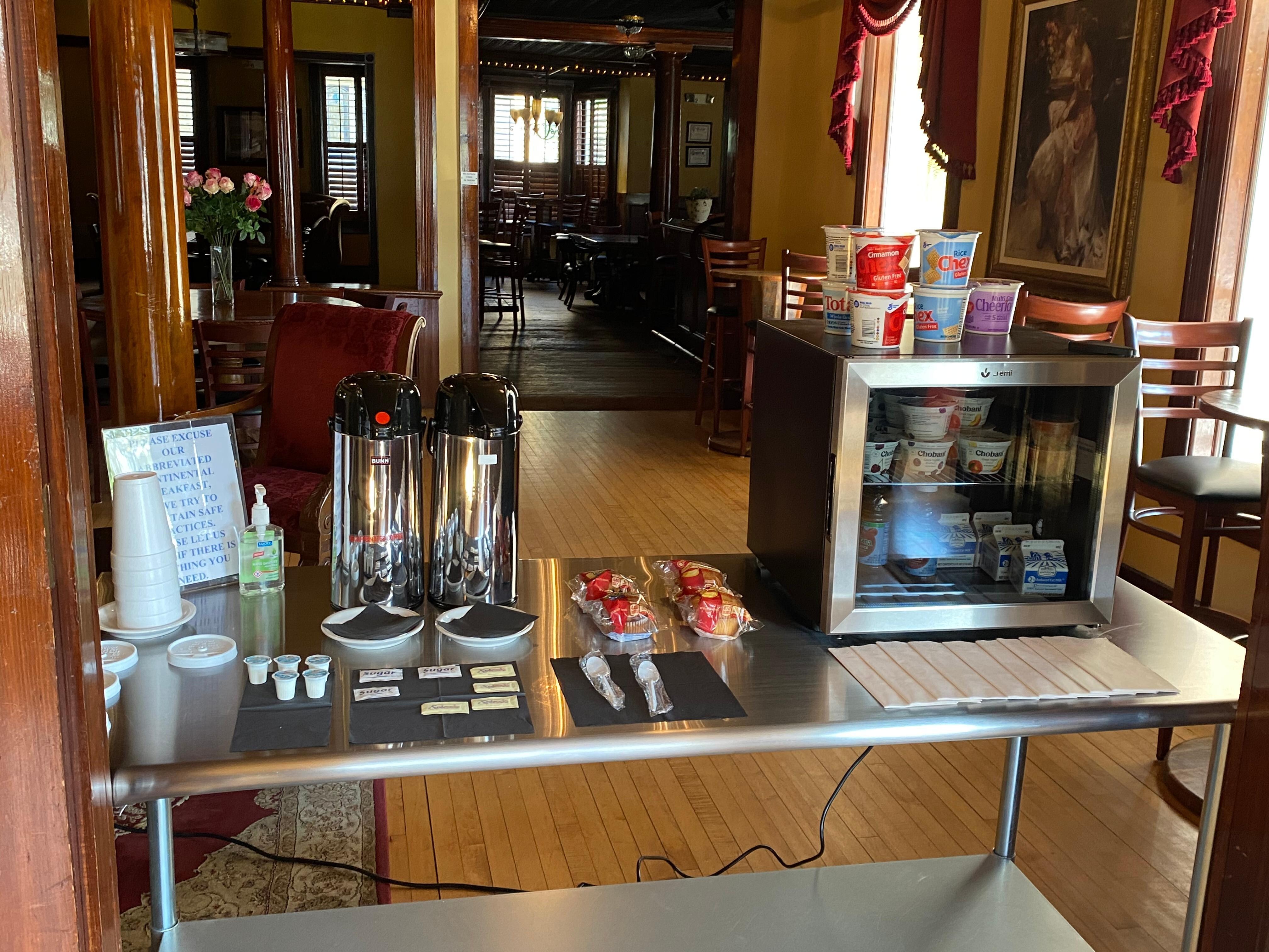 “Grab & Go” breakfast items.