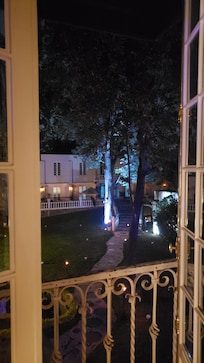 A view over the grounds from our balcony.