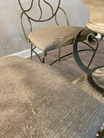 Ripped dining room chair