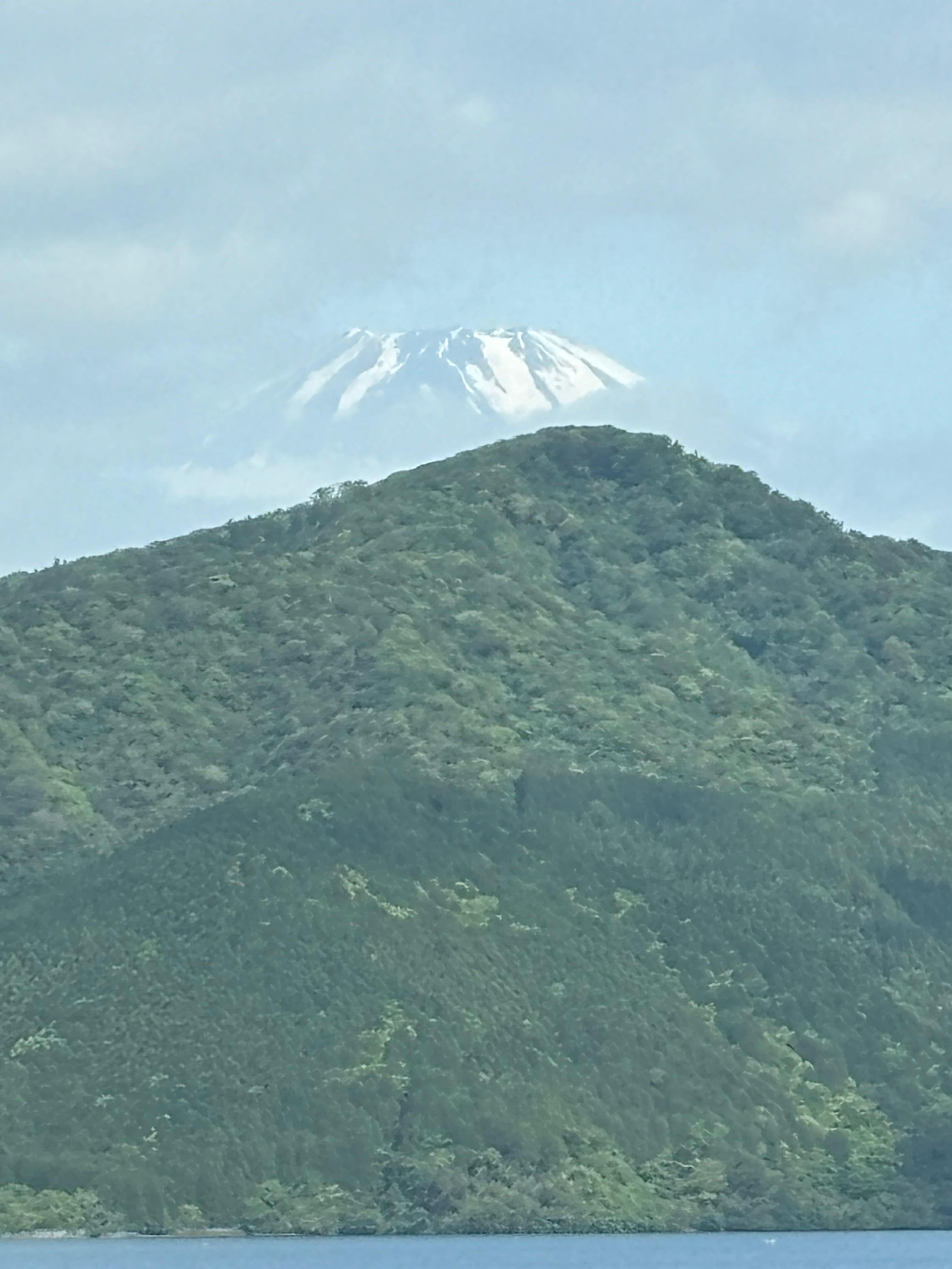 Mount Fuji can been seen from the room