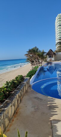Upper swimming pool view