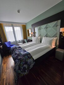 Vista geral do quarto.