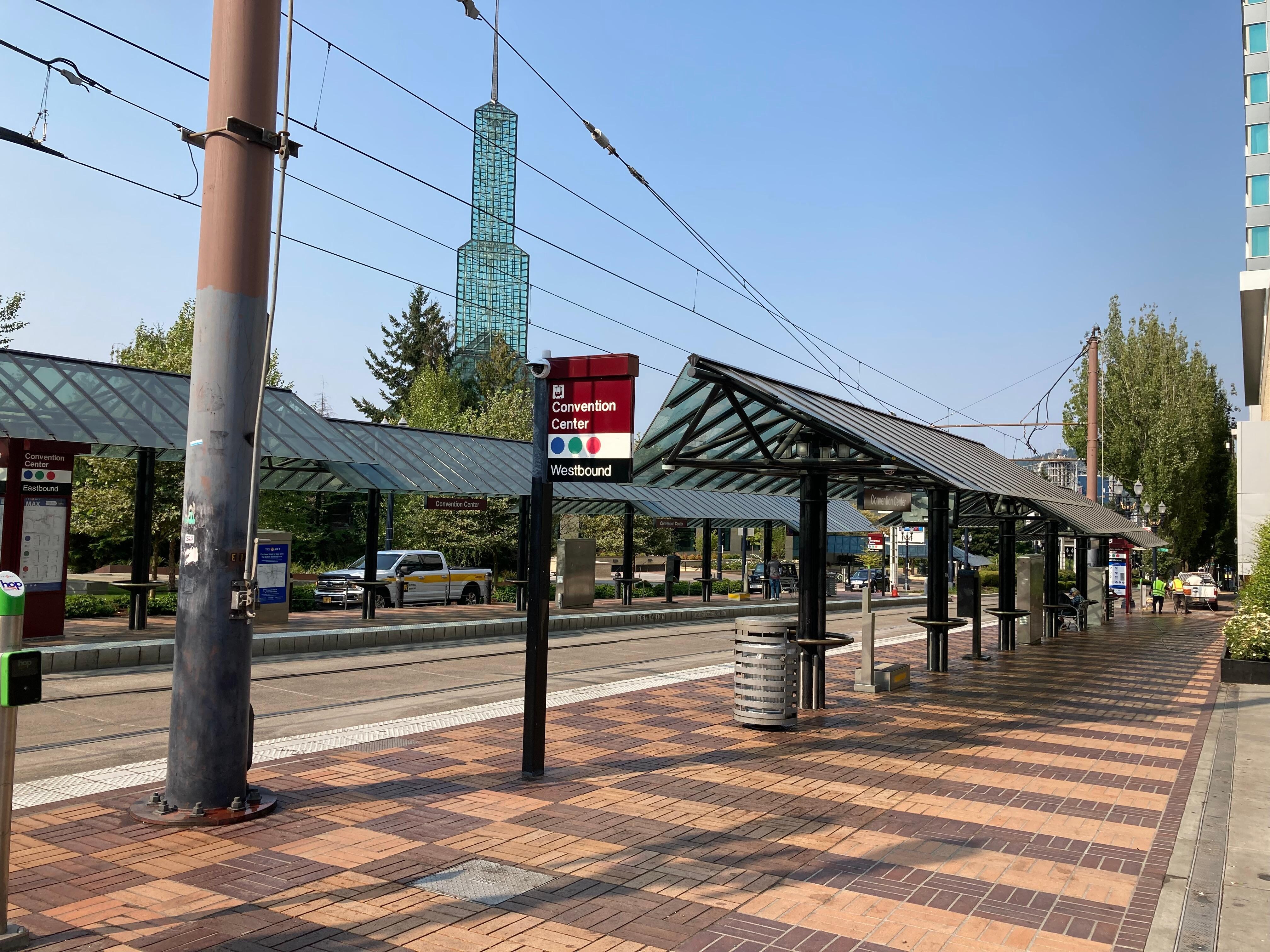 La station de tramway 