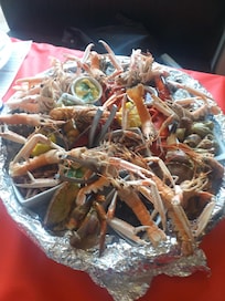Un plateau de fruits de mer excellent