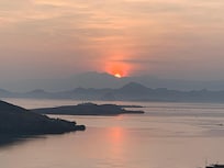 美しい日の入り