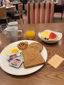 Morgenmaden var buffe, så man selv kunne bestemme