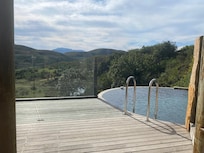Swimming pool with a view