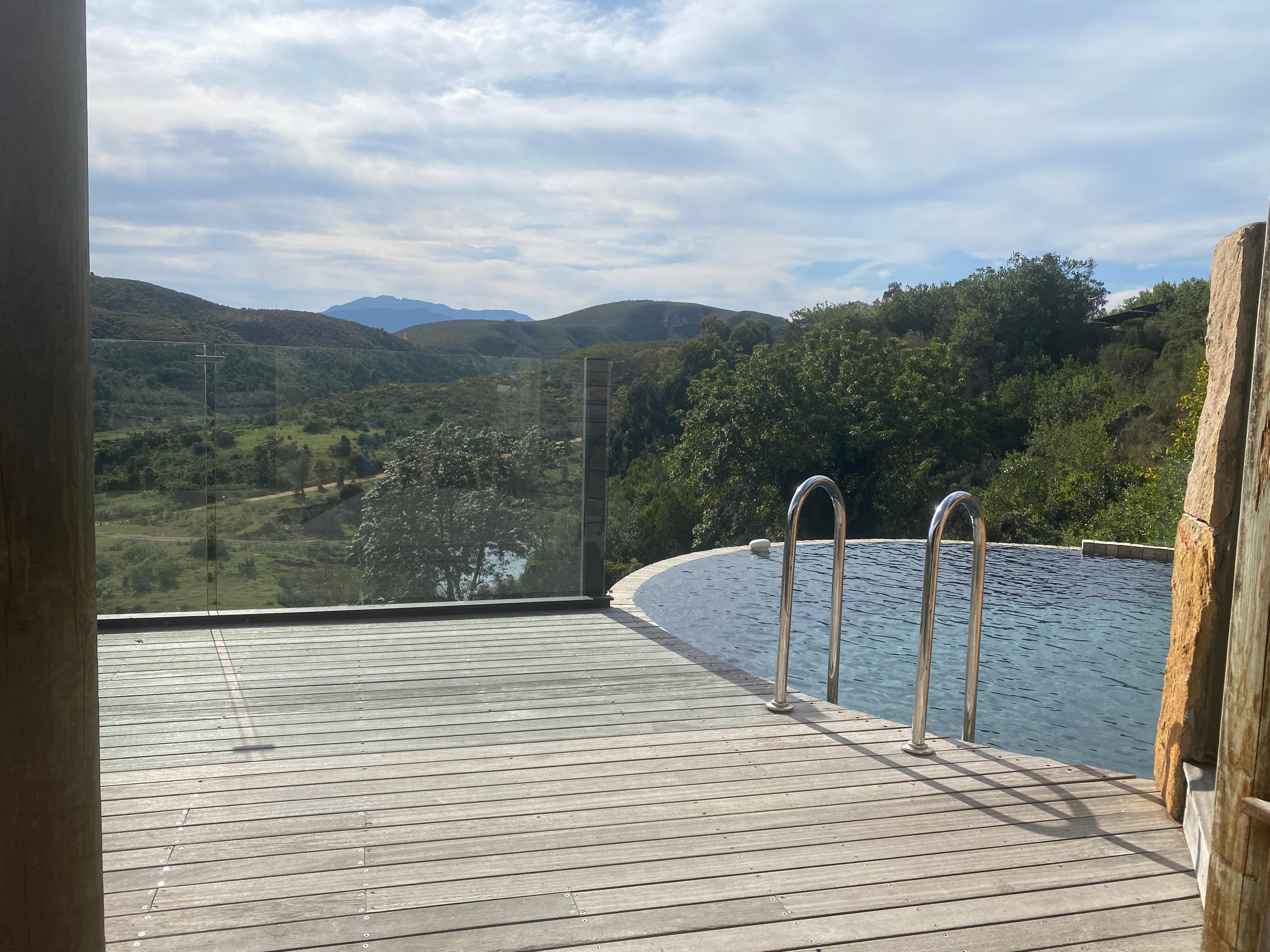 Swimming pool with a view 